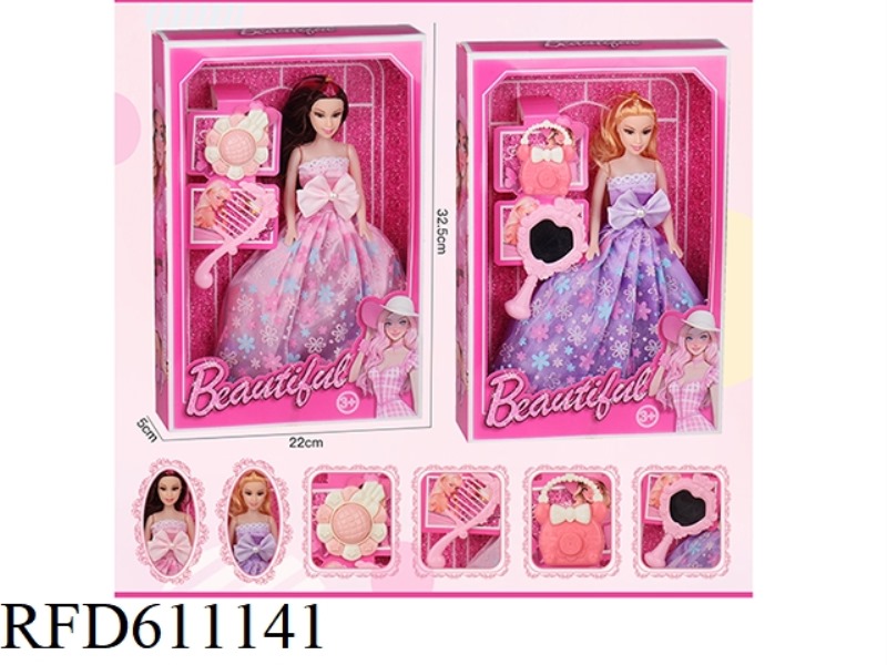 TWO 11.5-INCH HOLLOW BARBIE SETS