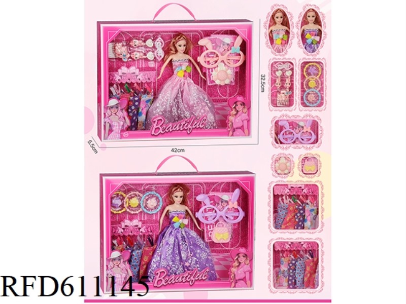 TWO 11.5-INCH SOLID BARBIE SETS
