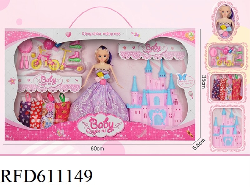 11.5-INCH FULL BODY BARBIE SET (VIETNAMESE)