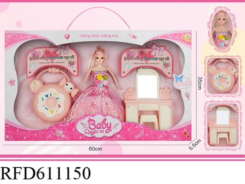 11.5-INCH FULL BODY BARBIE SET (VIETNAMESE)