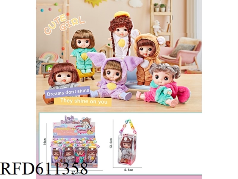 5-JOINT DOLL 12CM (SLEEPING BAG STYLE)
