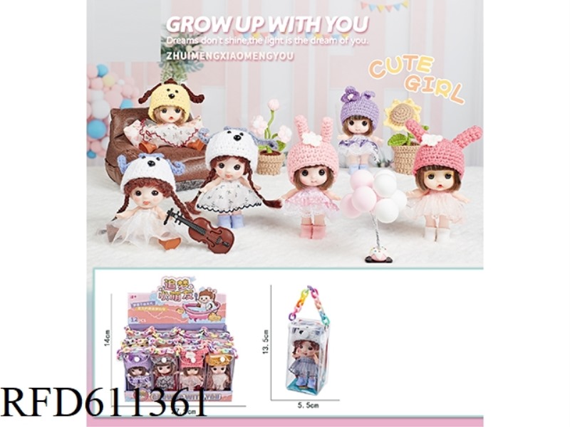 5-JOINT DOLL 12CM - FASHIONABLE LOLI