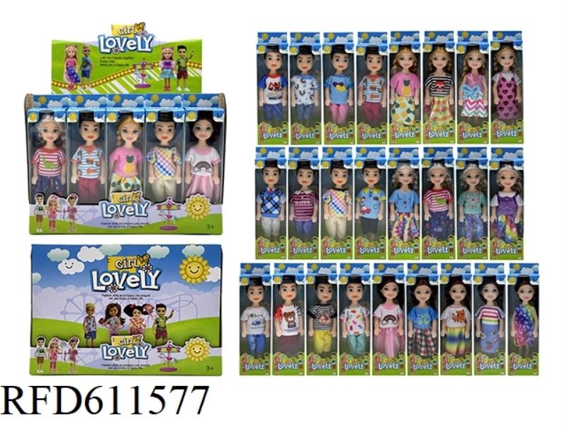 5.5 INCH REAL KELLY DOLL 25PCS