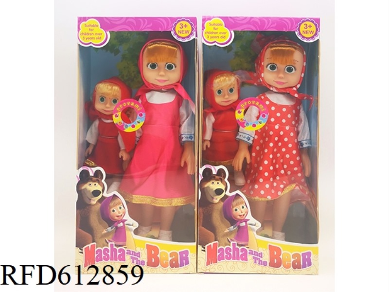 12-INCH BARE BODY WITH MUSIC IC MARTHA DOLL WITH 6-INCH BARE BODY MARTHA