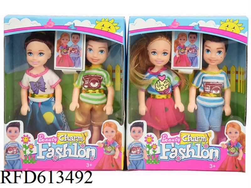 FIVE-INCH KELLY BOY AND GIRL MIXED UP