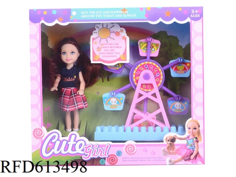 5-INCH BARBIE WITH FERRIS WHEEL