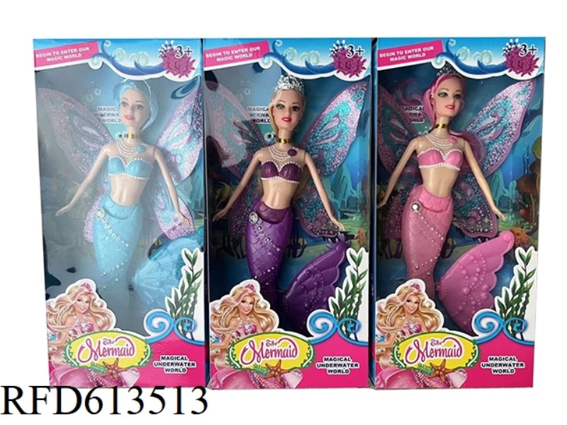 11.5 INCH 12 JOINTS REAL BUTTERFLY BARBIE WINGS