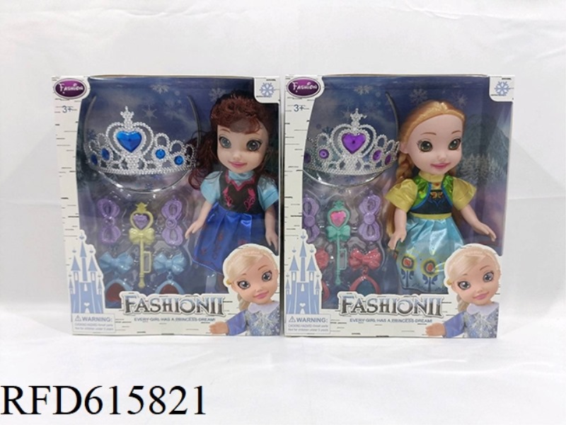 12 INCH VINYL DOLL 2 ICE AND SNOW CLOTHES MIXED BOX