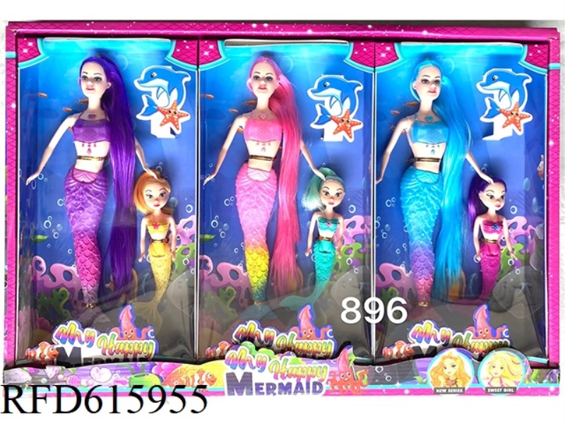 SHIMMERY LITTLE MERMAID BABI (3PCS)