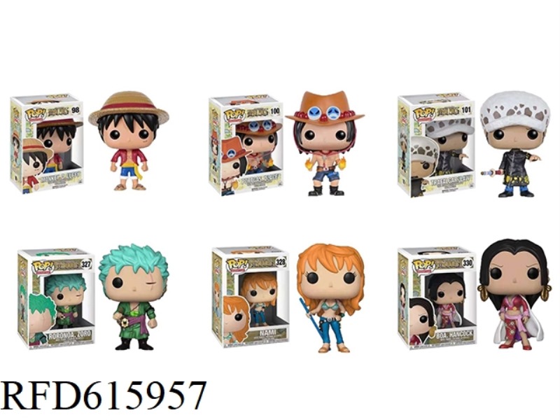 POP ONE PIECE SINGLE BOX SET 6 MIXED