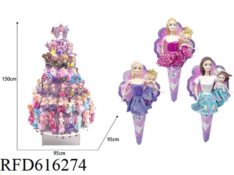 11.5 inch +3.5 inch parent-child card series 9PCS