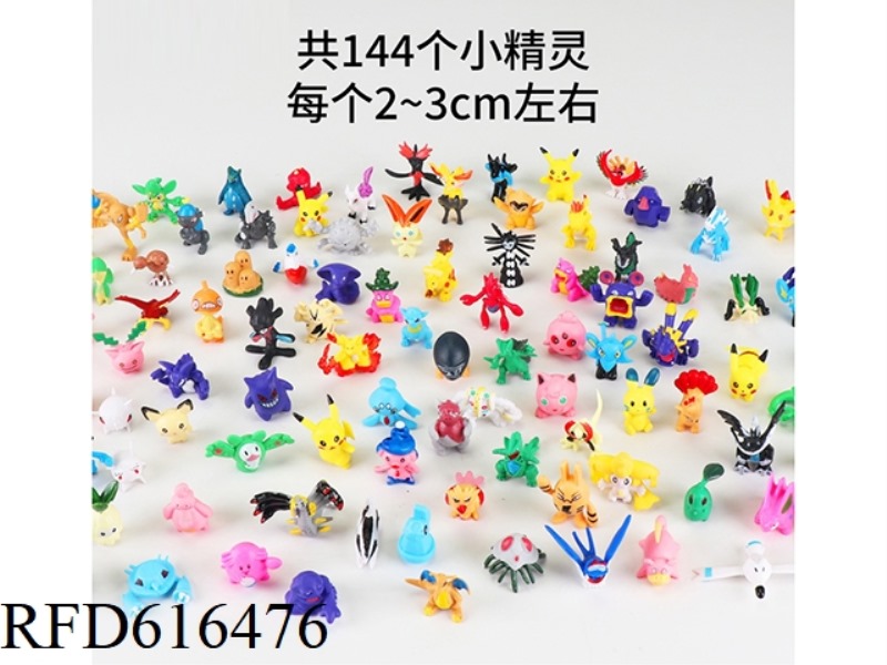 144 POKEMON HAND-HELD ORNAMENTS