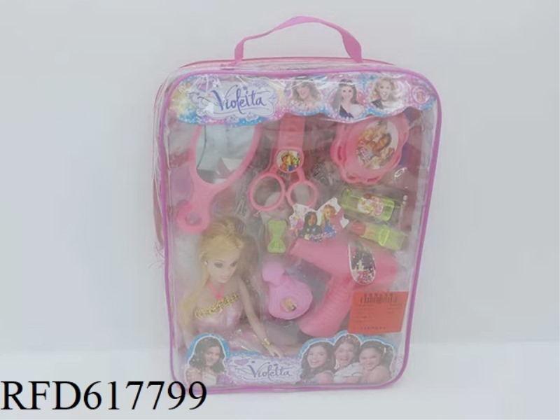 HOLLOW BARBIE WITH JEWELRY SET