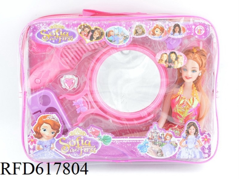 EMPTY BARBIE WITH JEWELRY SET