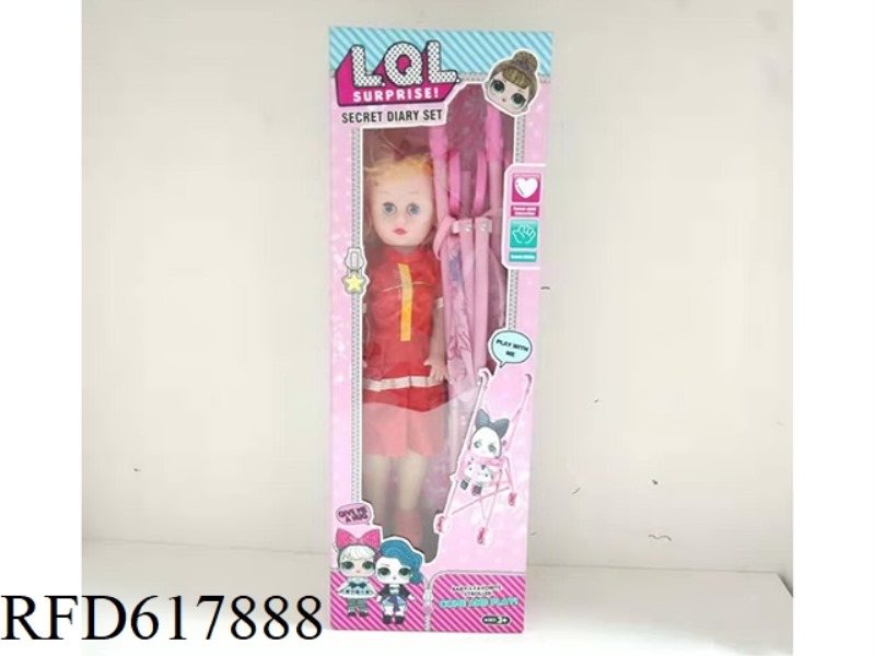 SURPRISE DOLL WITH CART