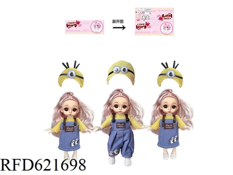 6-INCH YELLOW LEAF LORI (PINK HEAD)