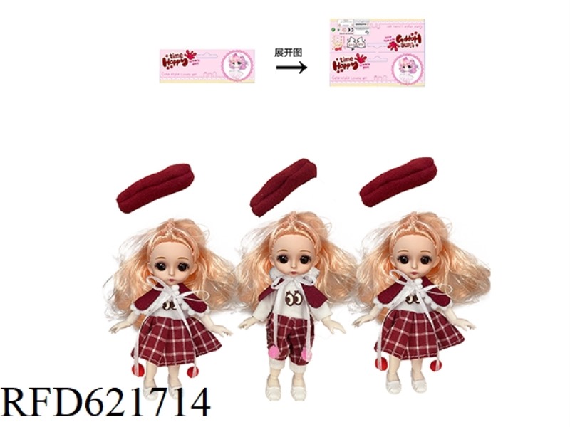 6 INCH FASHION YE LUOLI (ROSE PINK HEAD)