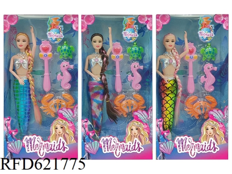 12 INCH MERMAID DOLL+ACCESSORIES