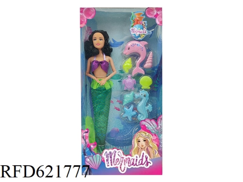 12 INCH MERMAID DOLL+ACCESSORIES