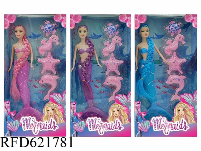12 INCH MERMAID DOLL+ACCESSORIES