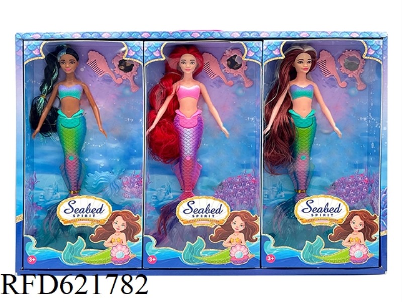 14 INCH MERMAID DOLL 3PCS