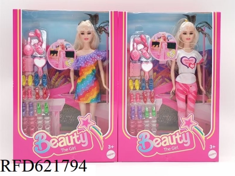 12 INCH FASHION DOLL+ACCESSORIES