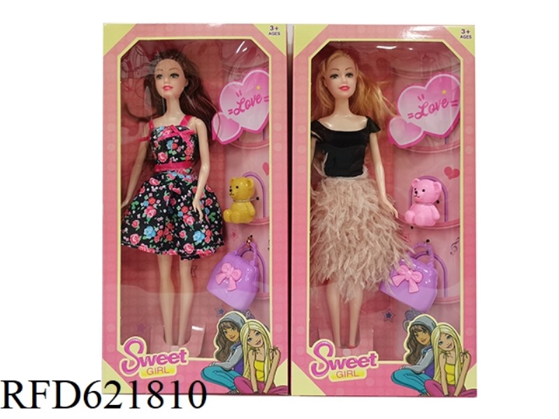 12 INCH FASHION DOLL+ACCESSORIES