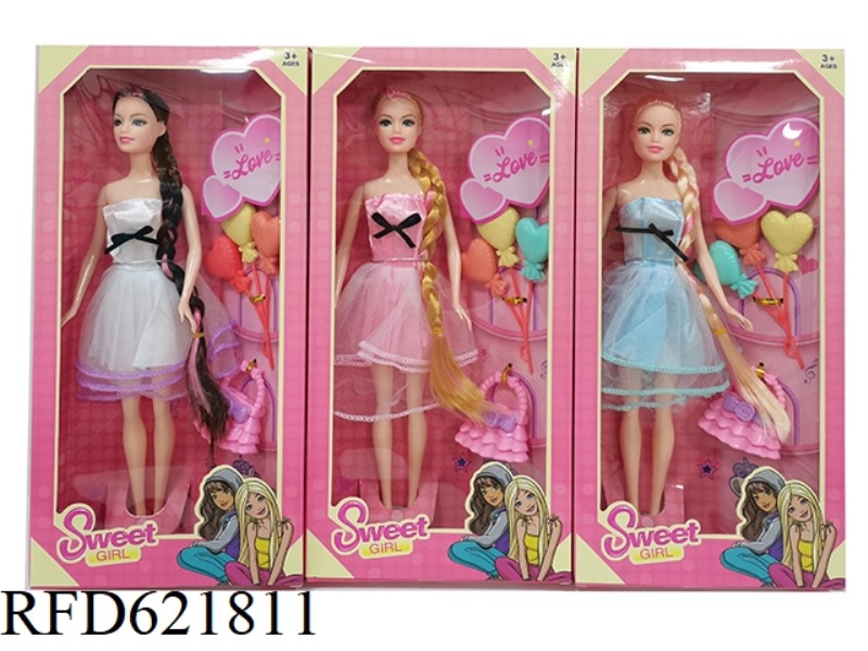 12 INCH FASHION DOLL+ACCESSORIES