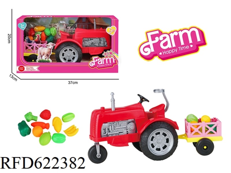 FARMER CAR FRUIT (TAXI) RED
