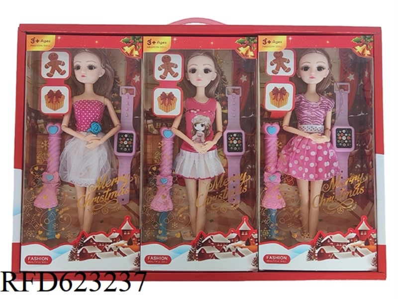 11.5 INCH 9 JOINTS 3D COSMETIC CONTACT LENSES CHRISTMAS BARBIE 3 MODELS