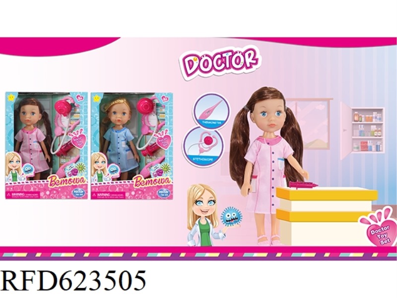 10-INCH EYEBALL BEMOWA DOLL DOCTOR THEME