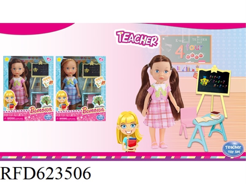 10-INCH EYEBALL BEMOWA DOLL TEACHER THEME