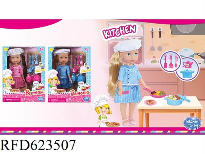 10-INCH EYEBALL BEMOWA DOLL CHEF THEME