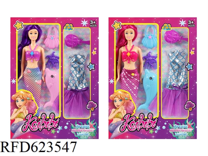 11.5 INCH KAIBIBI DOLL MERMAID THEME