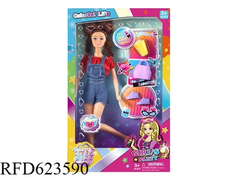11.5-INCH KABIBI DOLL WITH HANDBAG THEME.