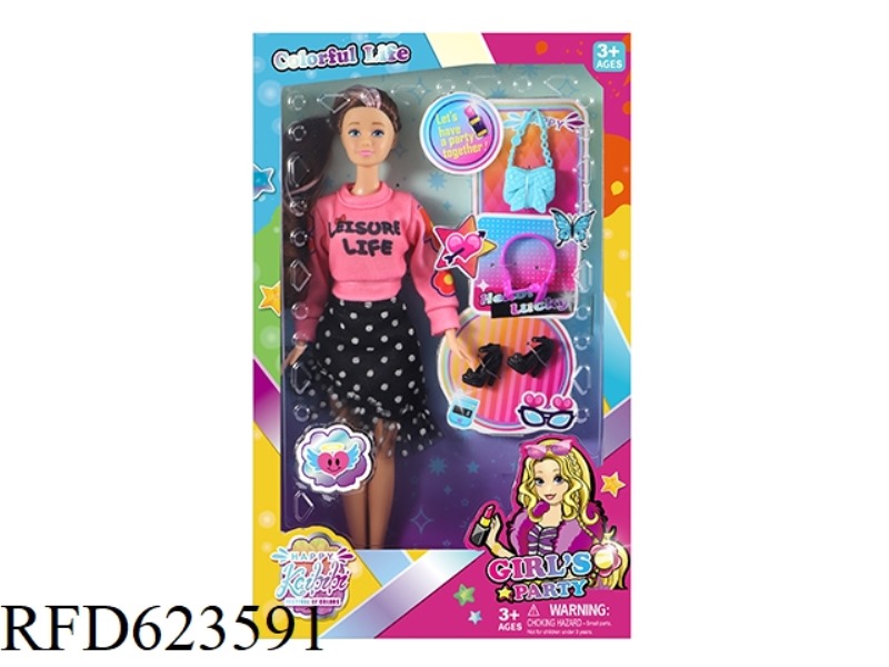 11.5-INCH KABIBI DOLL WITH HANDBAG THEME.