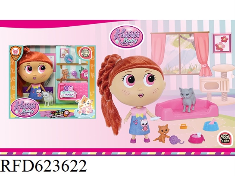 7.5 INCH REAL 12-JOINT KEBIBI BABY PET THEME