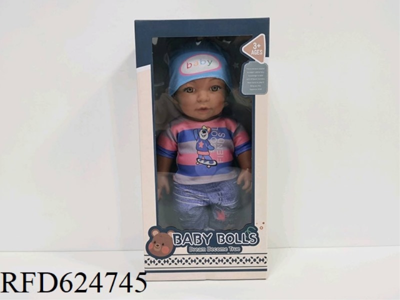12-INCH VINYL BLACK DOLL WITH IC