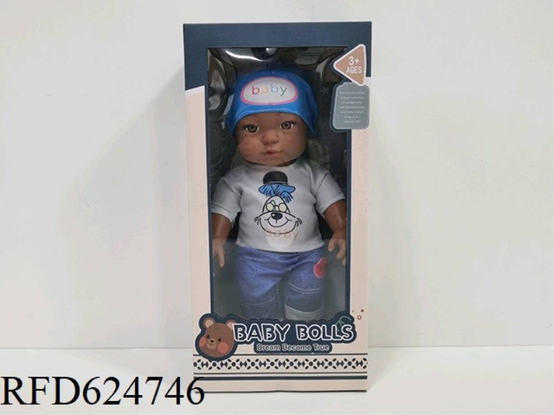 12-INCH VINYL BLACK DOLL WITH IC
