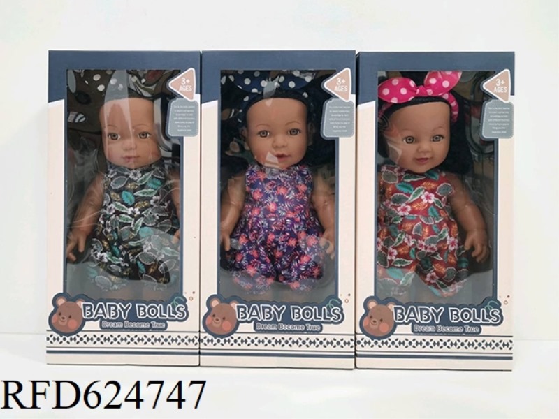 12-INCH VINYL BLACK DOLL WITH IC