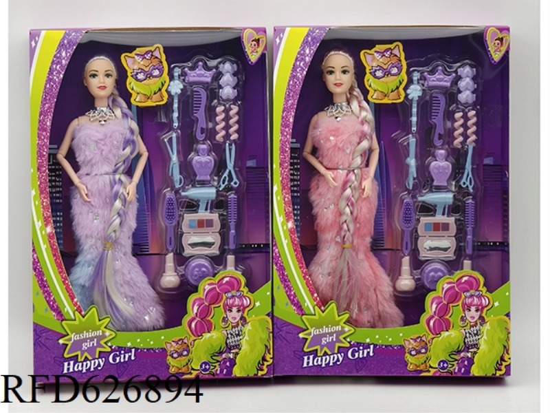 11-INCH FULL-LENGTH 9-JOINT DRESS BARBIE+BLISTER