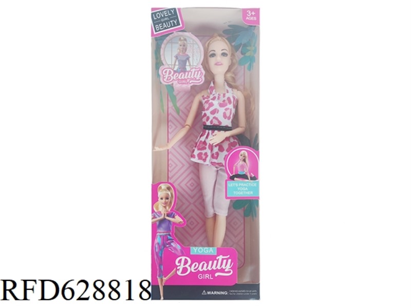 11.5 INCH 9-JOINT YOGA BARBIE