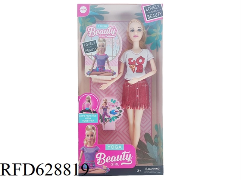 11.5 INCH 9-JOINT YOGA BARBIE