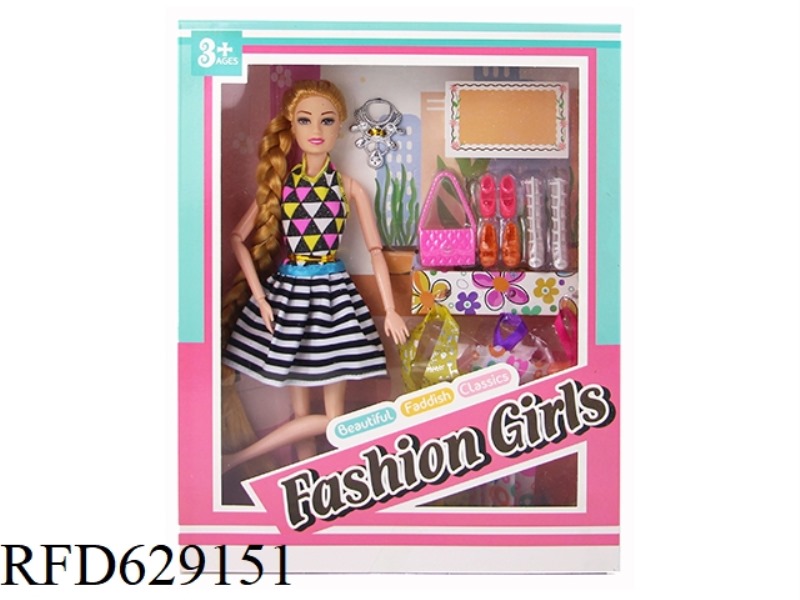 11.5 INCH FASHION DOLL+ACCESSORIES
