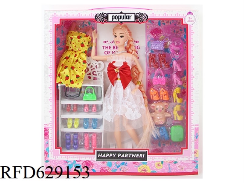 11.5 INCH FASHION DOLL+ACCESSORIES