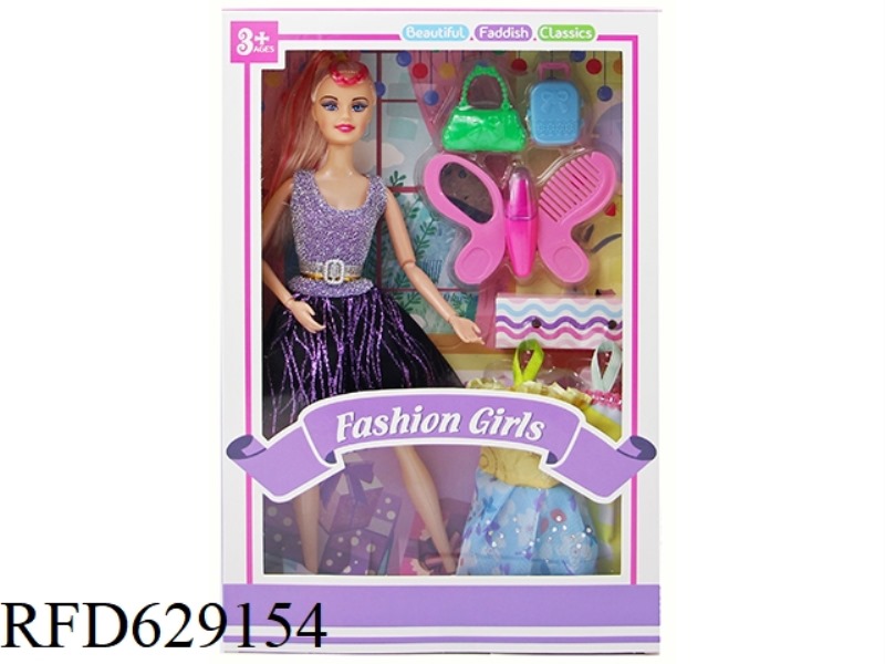 11.5 INCH FASHION DOLL+ACCESSORIES