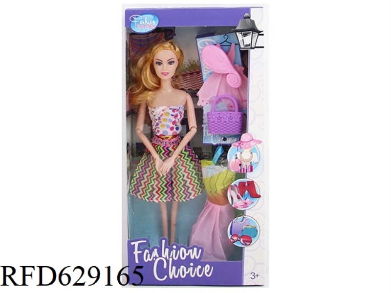 11.5 INCH FASHION DOLL+ACCESSORIES