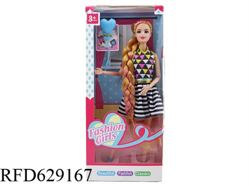 11.5 INCH FASHION DOLL+ACCESSORIES