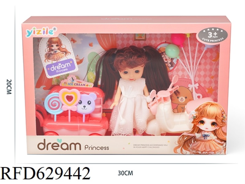 6-INCH GIRL PLAYING HOUSE