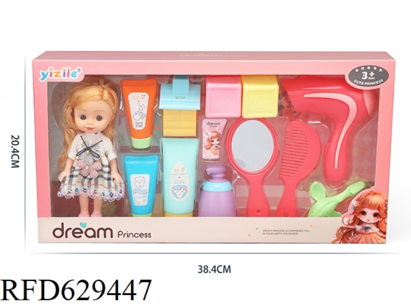 6-INCH GIRL PLAYING HOUSE